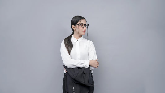 a person wearing glasses
