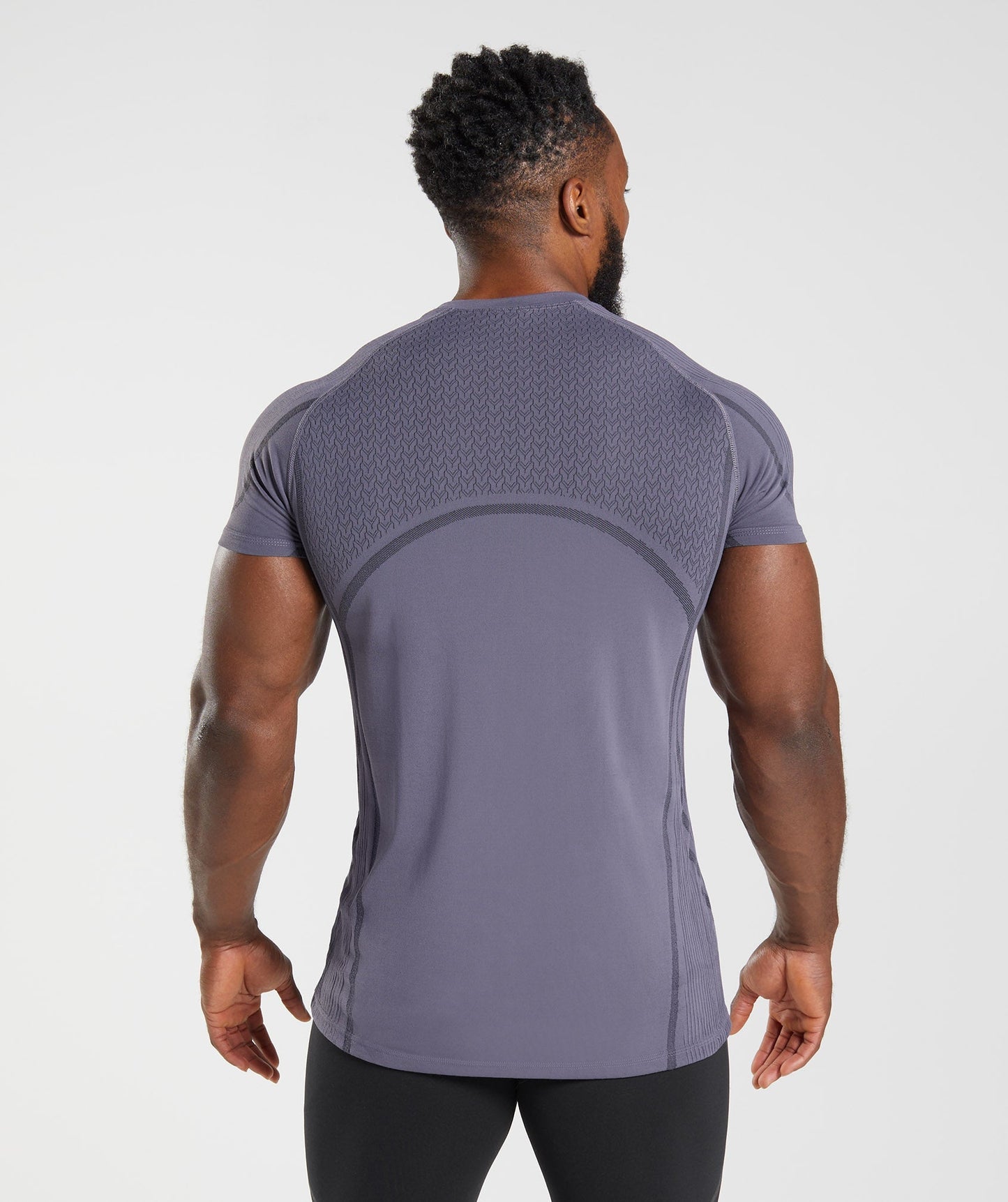 Gymshark 315 Seamless T-Shirt - Mercury Purple/Black