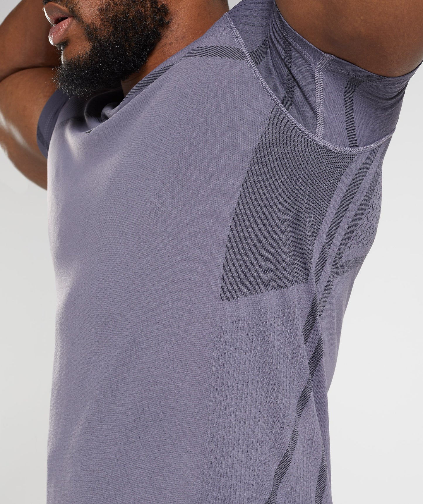 Gymshark 315 Seamless T-Shirt - Mercury Purple/Black