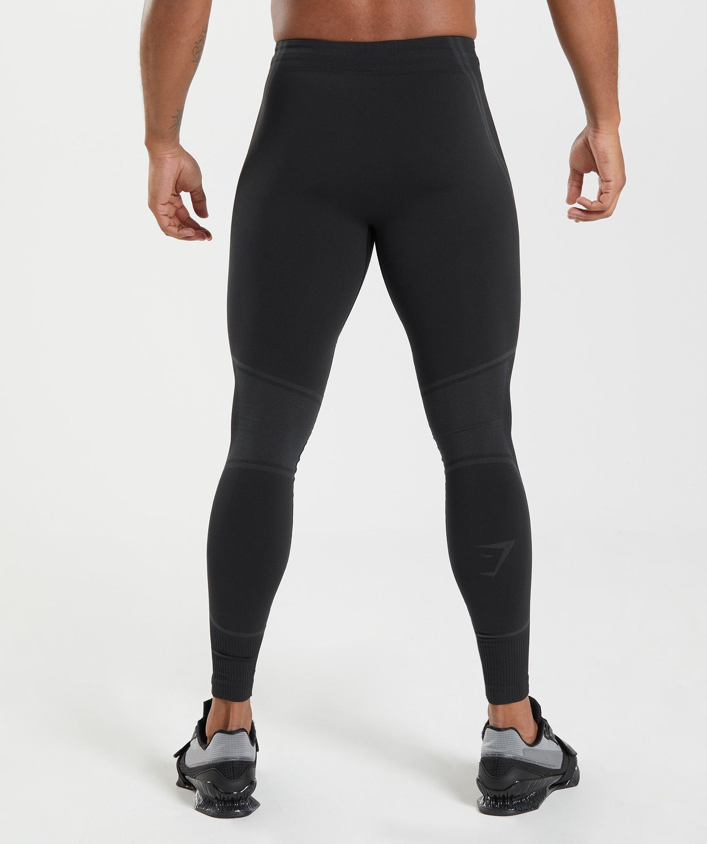 Gymshark 315 Seamless Tights - Black/Charcoal Grey