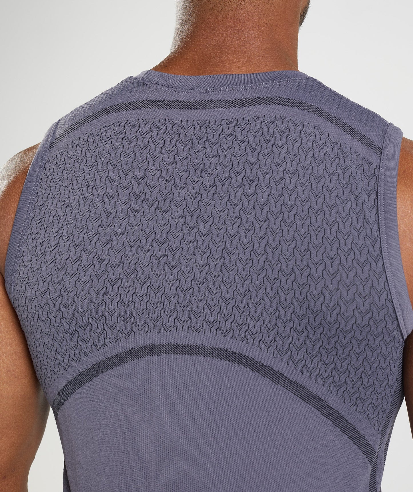 Gymshark 315 Seamless Tank - Mercury Purple/Black