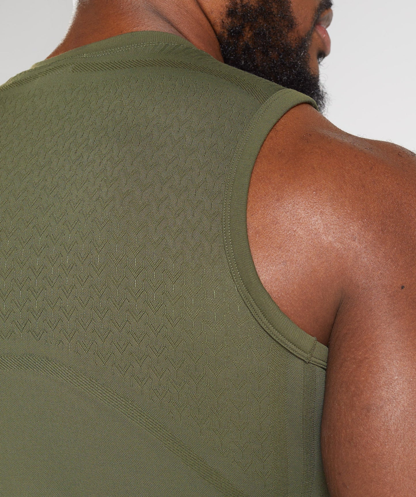 Gymshark 315 Seamless Tank - Core Olive/Marsh Green