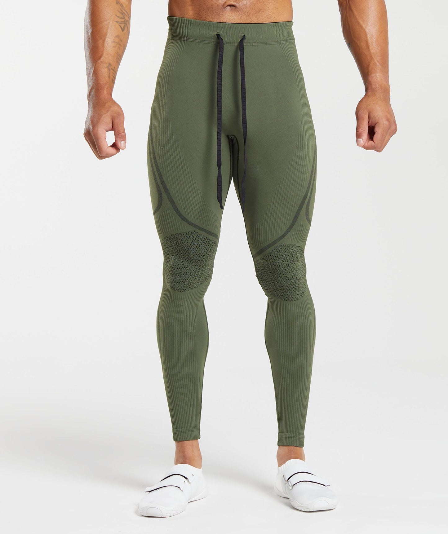 Gymshark 315 Seamless Tights - Winter Olive/Black