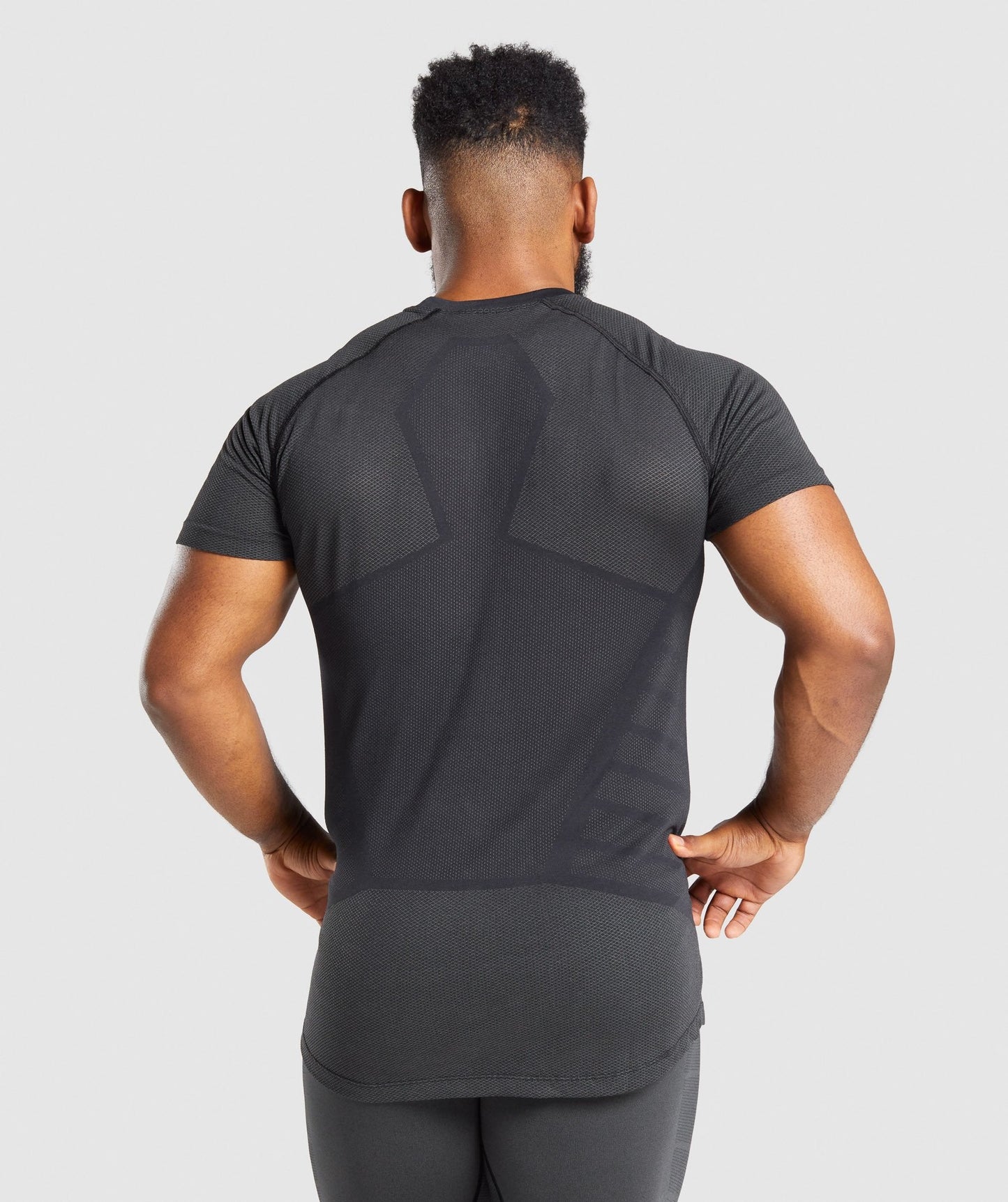 Gymshark 315 T-Shirt - Black/Charcoal