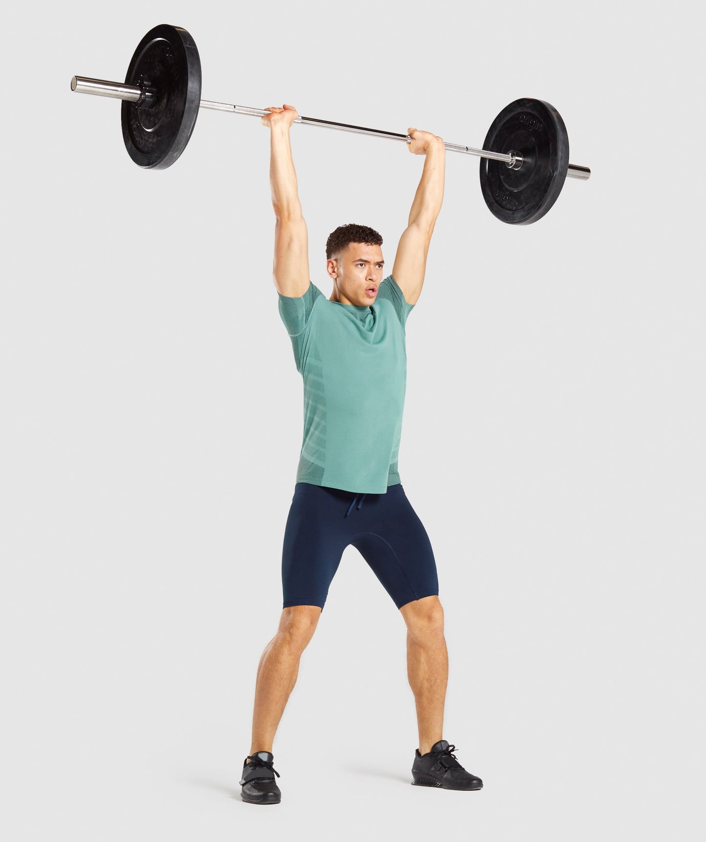 Gymshark 315 T-Shirt - Light Green/Dark Green