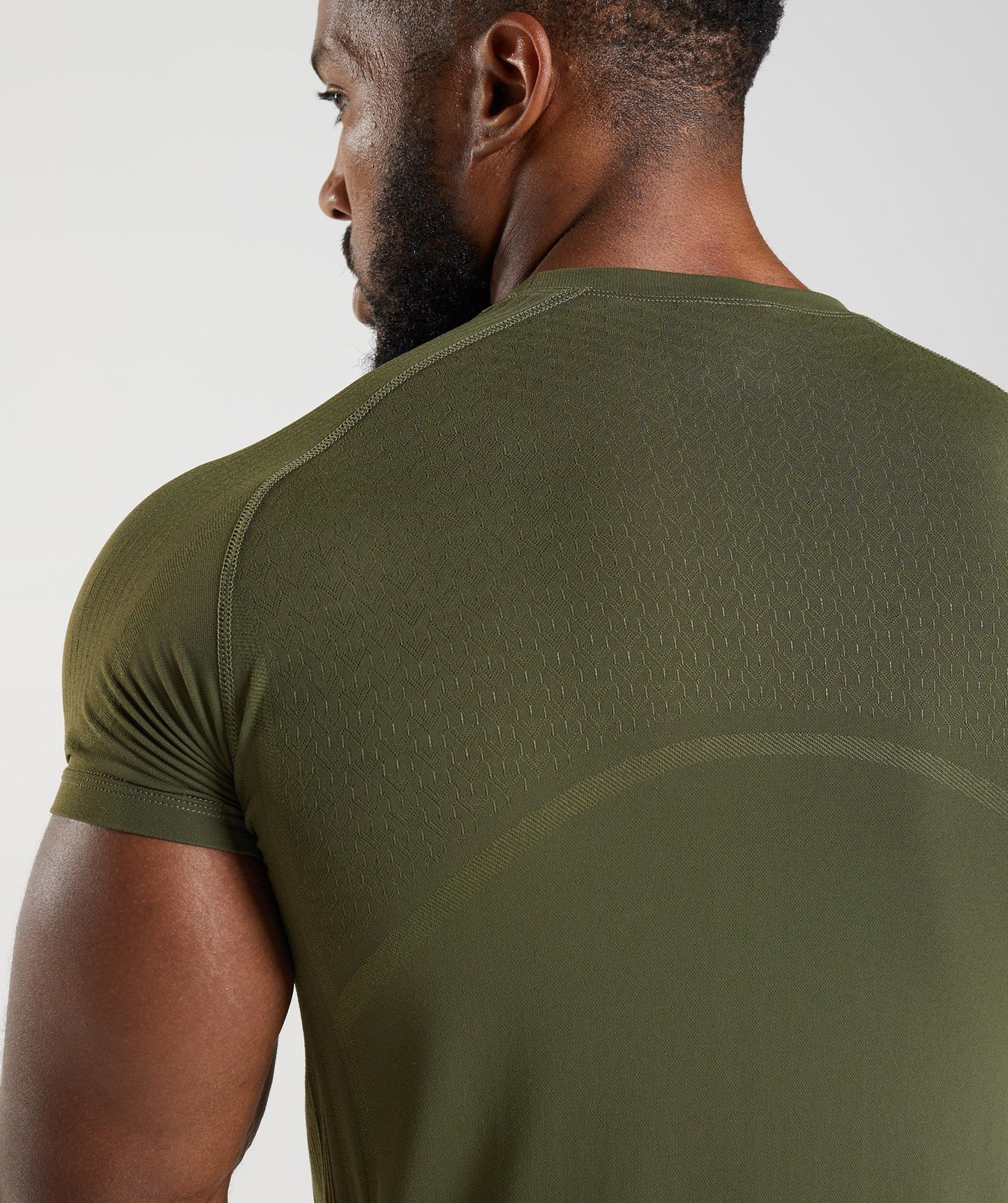 Gymshark 315 Seamless T-Shirt - Core Olive/Marsh Green