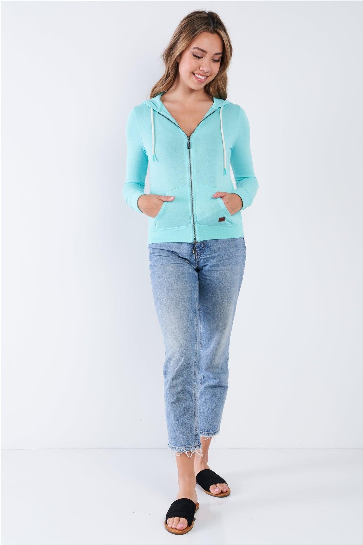 Aruba Casual Long Sleeve "Love" Zip Up Hoodie