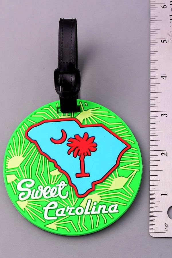 "Sweet Carolina" State Luggage Name Card