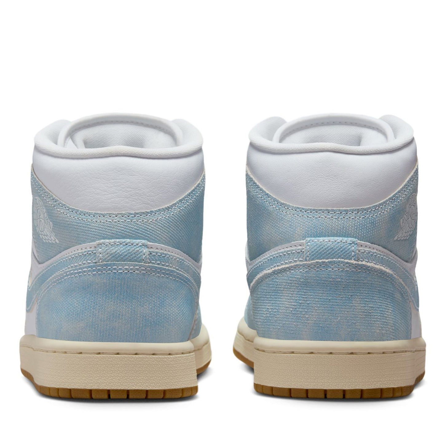 Women's Air Jordan 1 Mid SE - White/Worn Blue