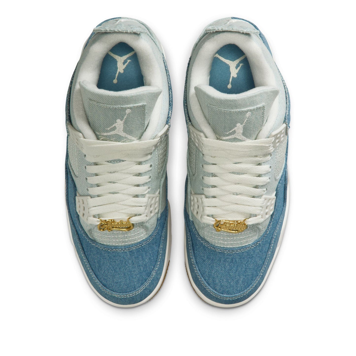 Women's Air Jordan 4 Retro Tex 'Worn Blue' - Sail/Denim
