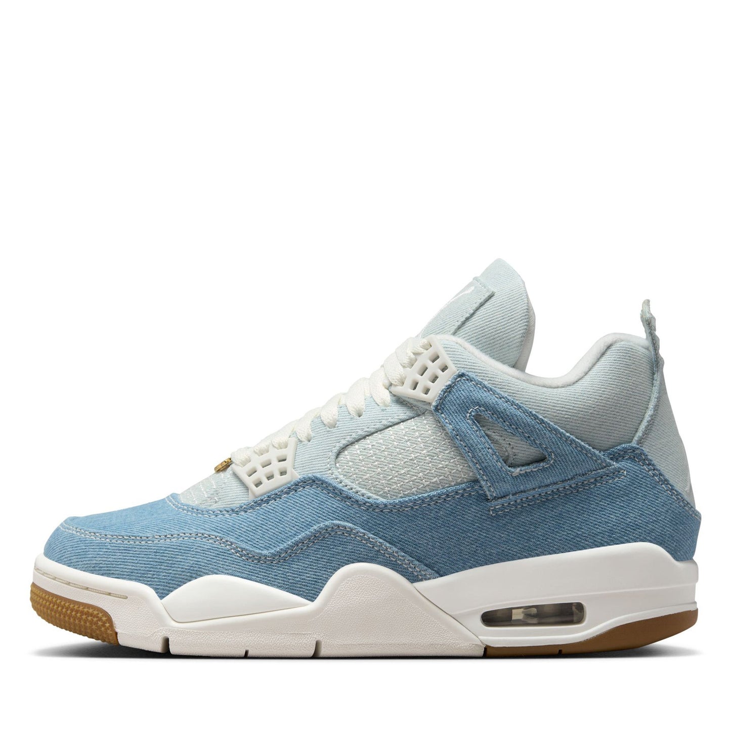 Women's Air Jordan 4 Retro Tex 'Worn Blue' - Sail/Denim