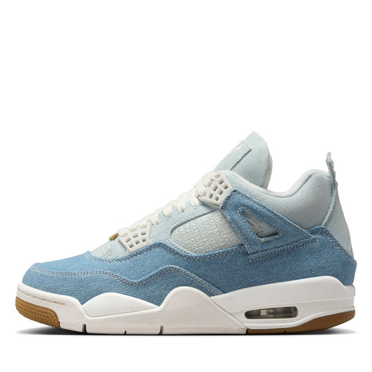 Women's Air Jordan 4 Retro Tex 'Worn Blue' - Sail/Denim
