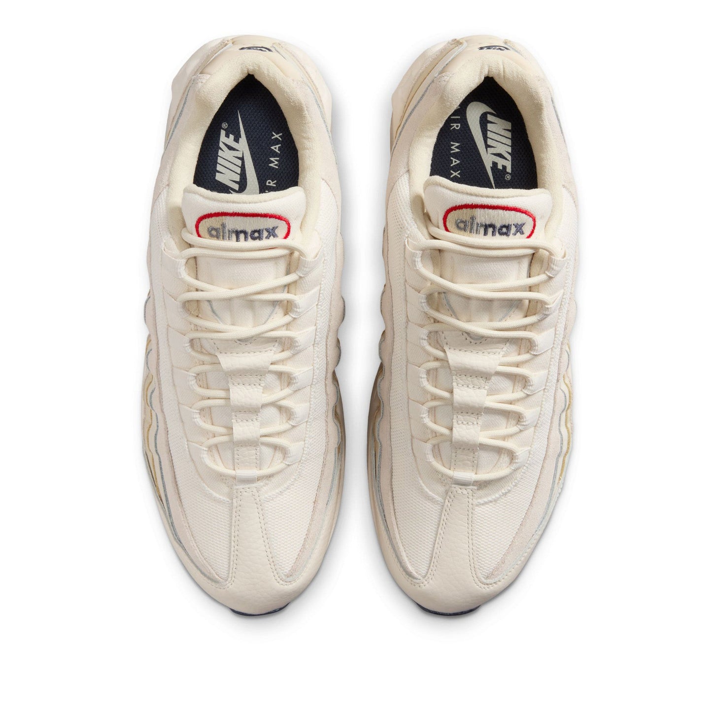 Nike Air Max 95 OG Premium - Pale Ivory/University Red