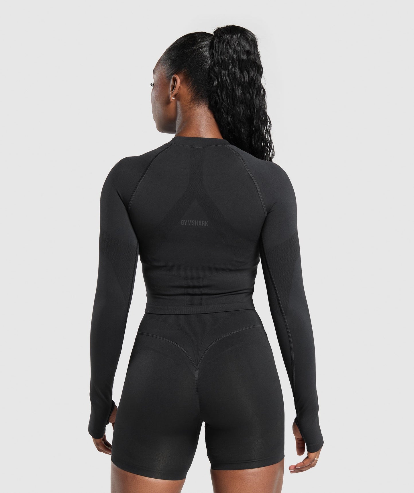 Gymshark Activate Long Sleeve Top - Black