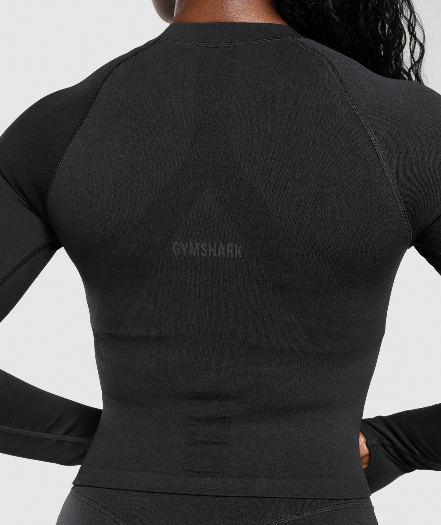 Gymshark Activate Long Sleeve Top - Black