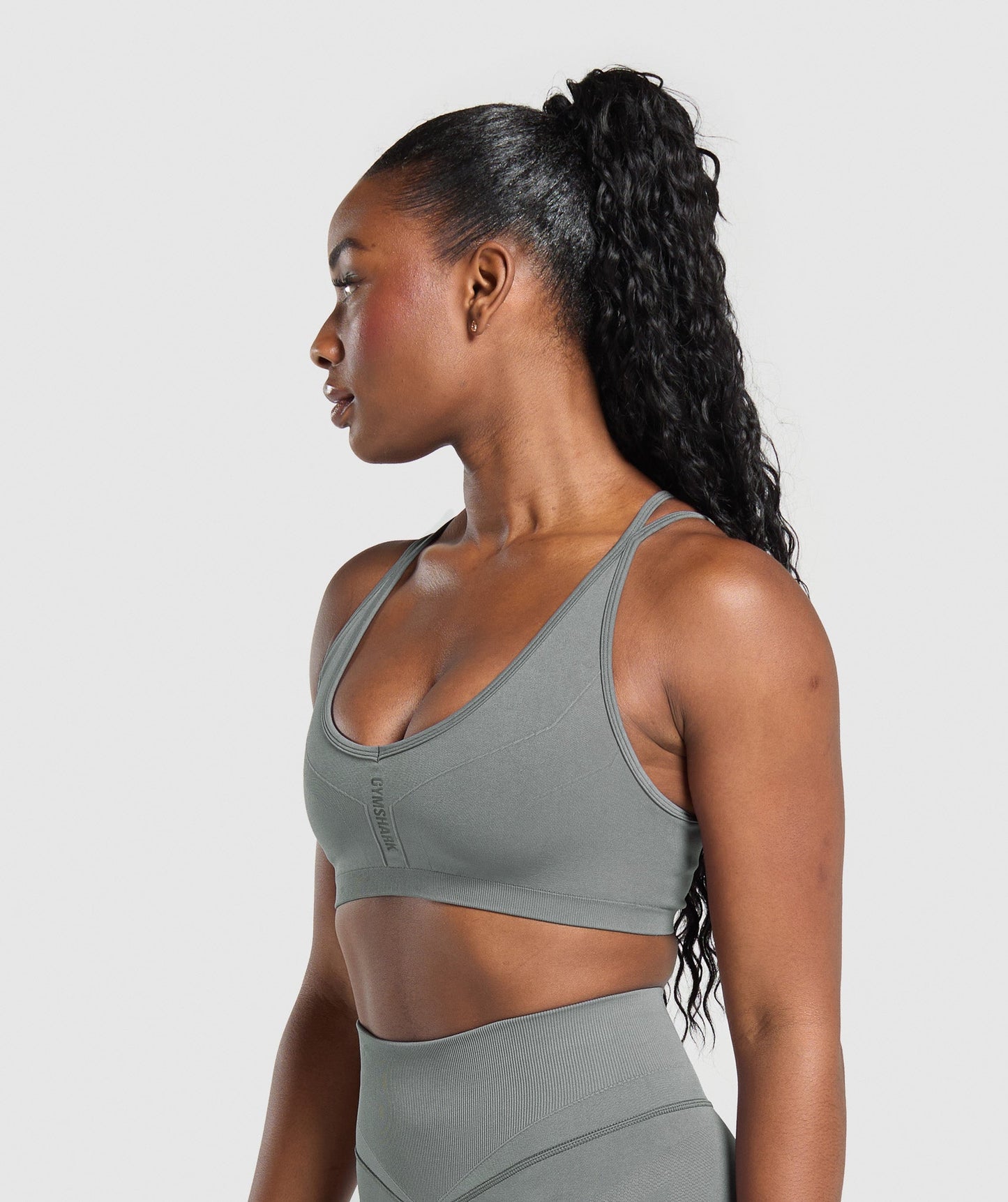 Gymshark Activate Seamless Bralette - Brushed Grey