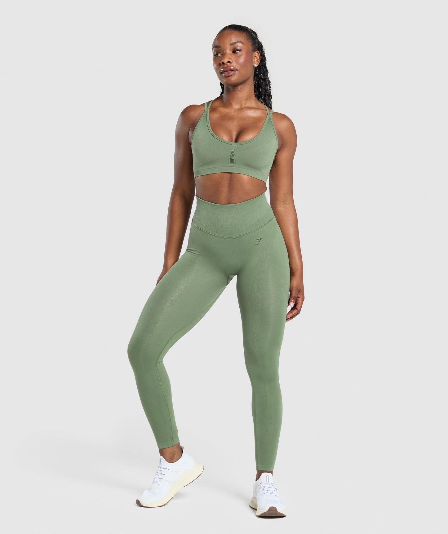 Gymshark Activate Seamless Bralette - Force Green
