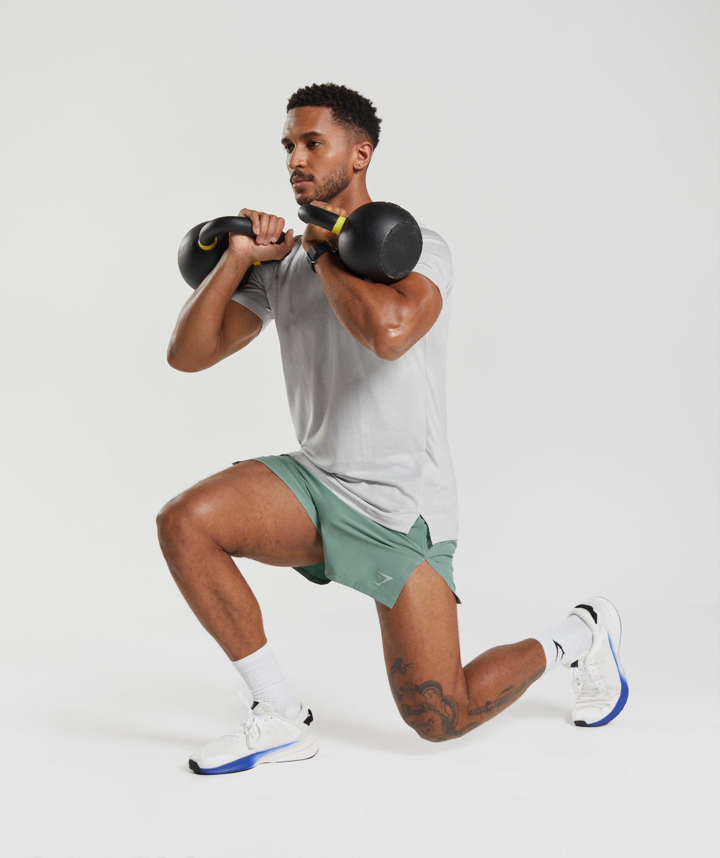 Gymshark Apex Run 4" Shorts - Ink Teal