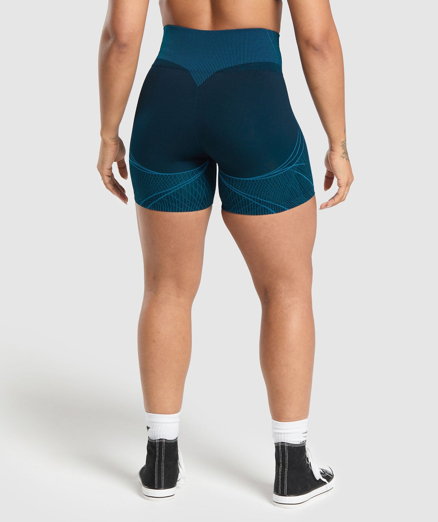 GS x Analis Apex Seamless Shorts - Midnight Blue/Lats Blue