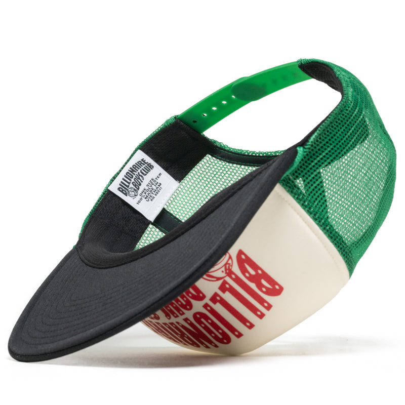 Billionaire Boys Club Curve Trucker Hat - Black/Jolly Green