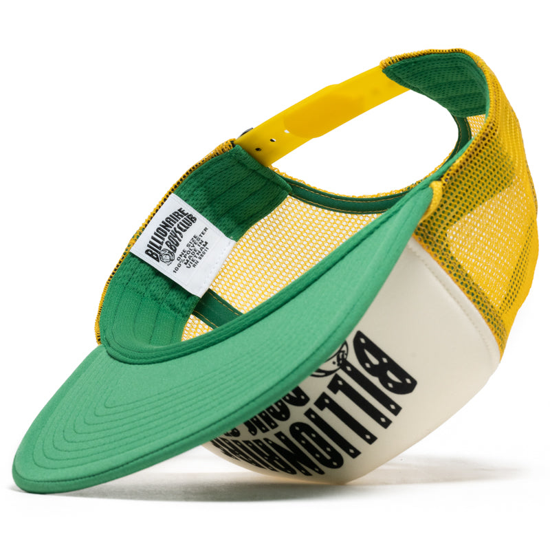 Billionaire Boys Club Curve Trucker Hat - Jolly Green/Yellow