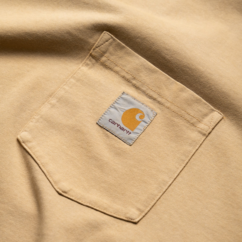 Carhartt WIP Hudson Pocket Tee - Dusty Hamilton Brown