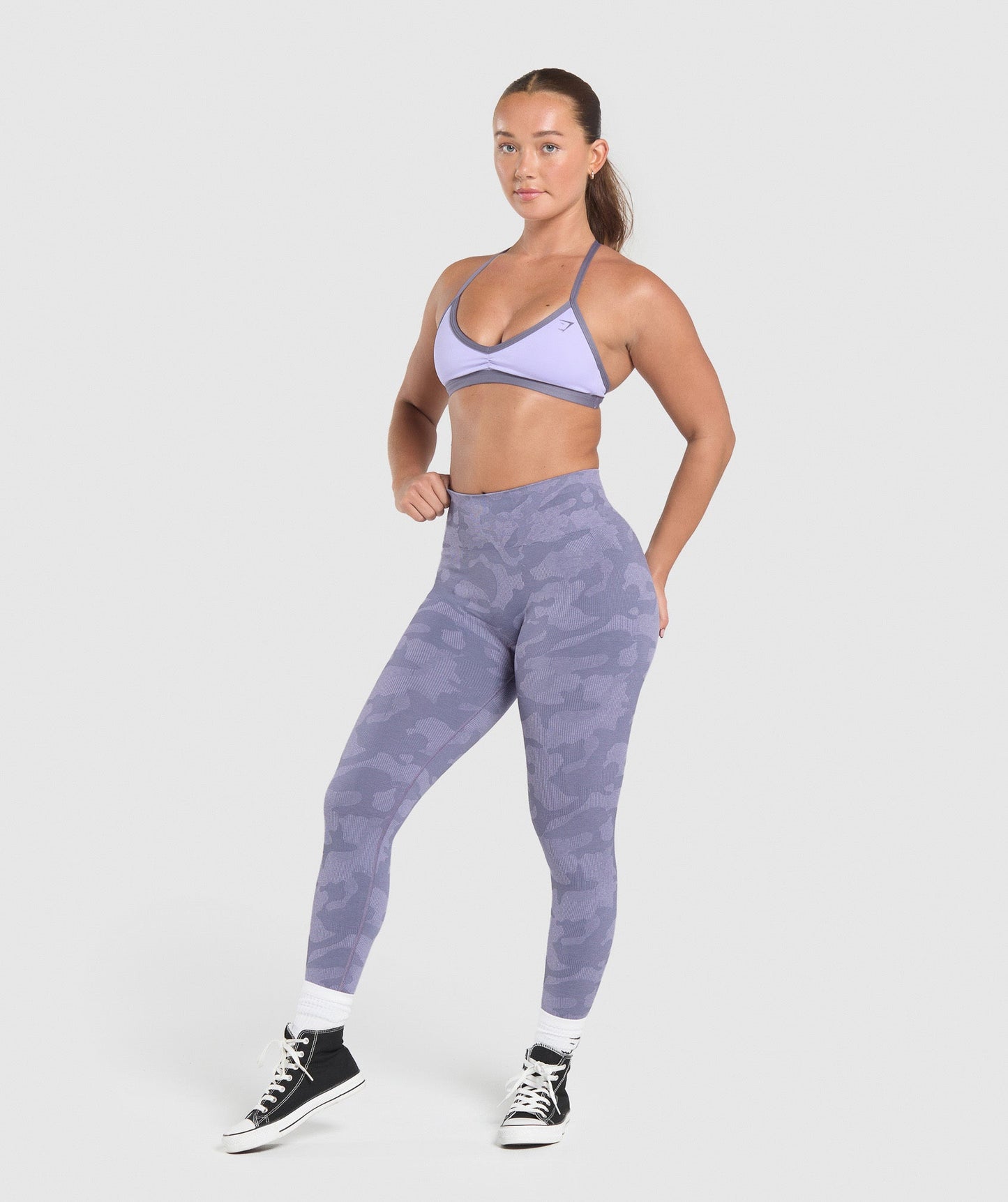 GS X Diana Adapt Camo Leggings - Dewberry Purple/Powdered Lilac