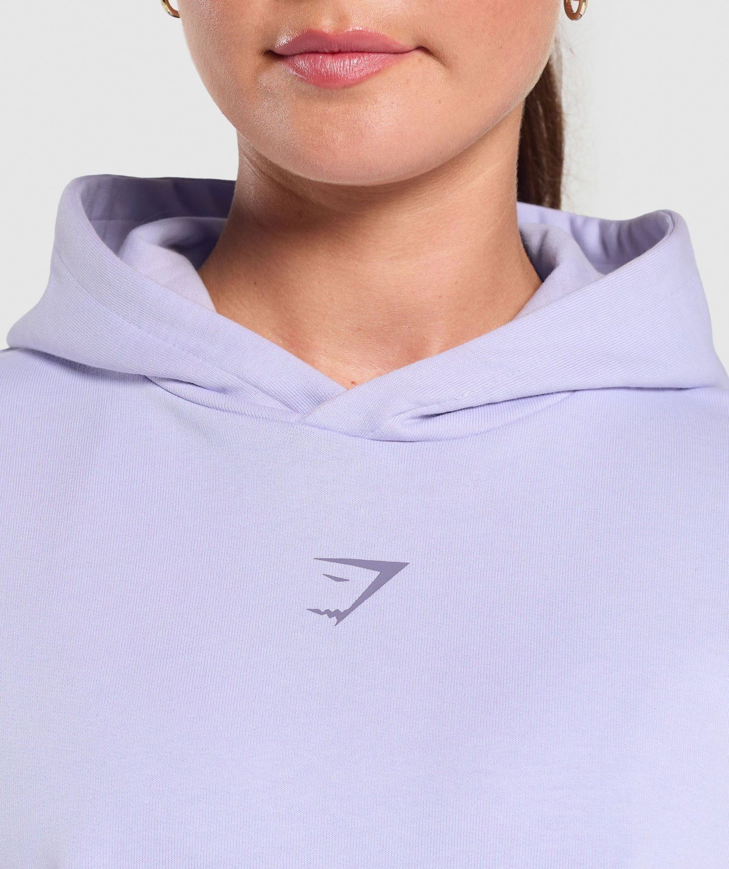 GS X Diana Oversized Graphic Hoodie - Powdered Lilac