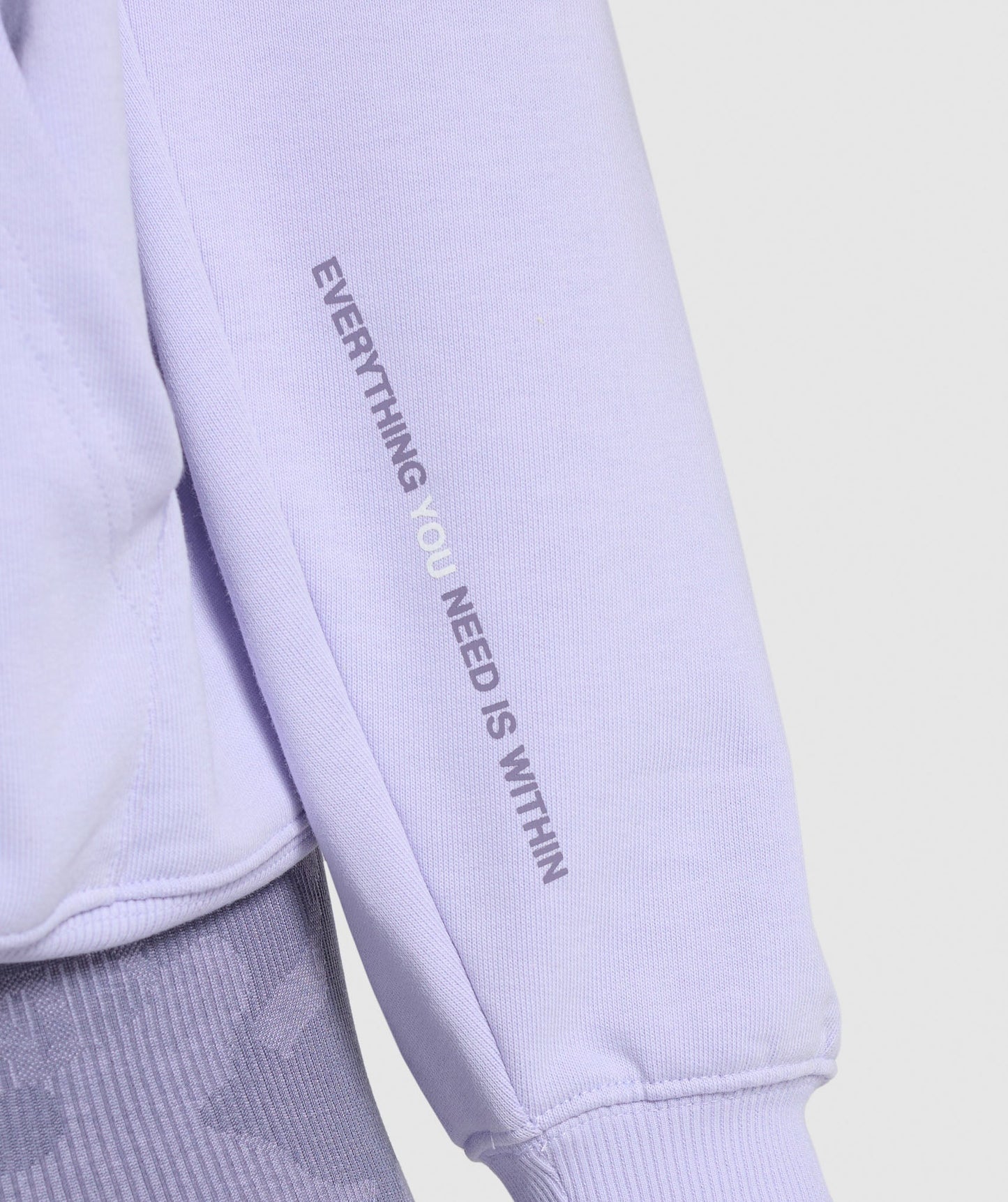 GS X Diana Oversized Graphic Hoodie - Powdered Lilac
