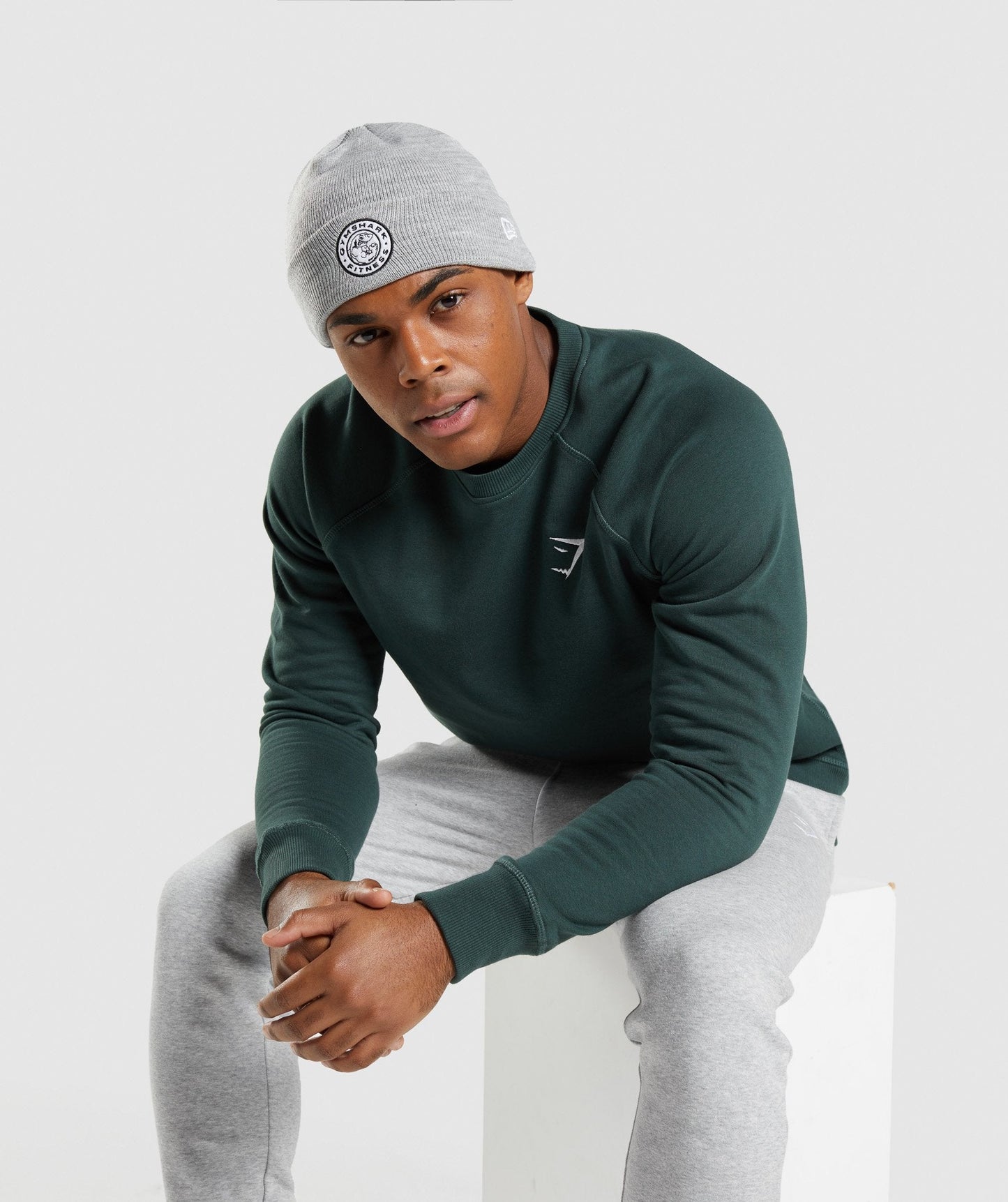 Gymshark New Era Legacy Cuff Knit - Grey
