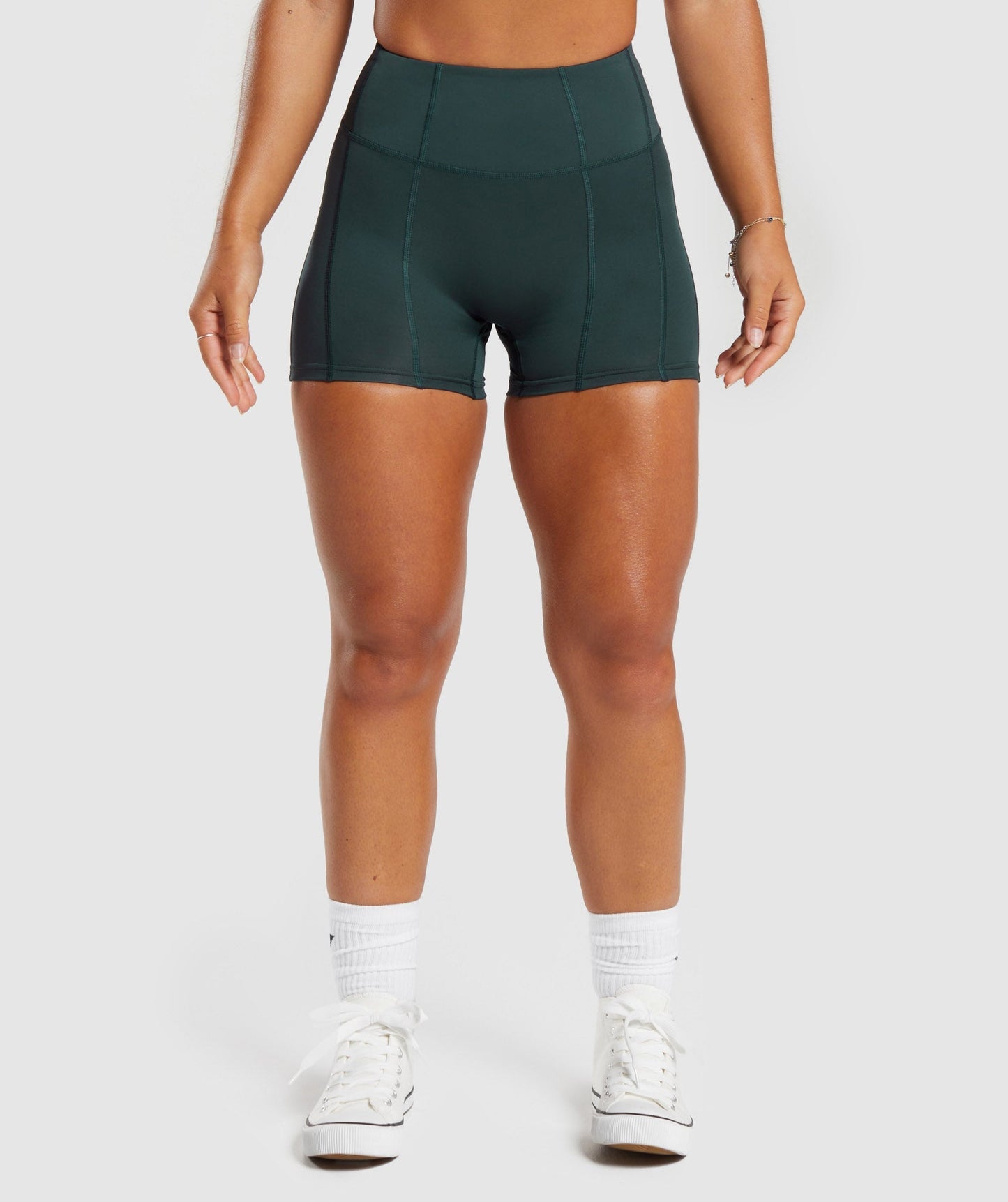 GS Power High Rise Shorts - Darkest Teal