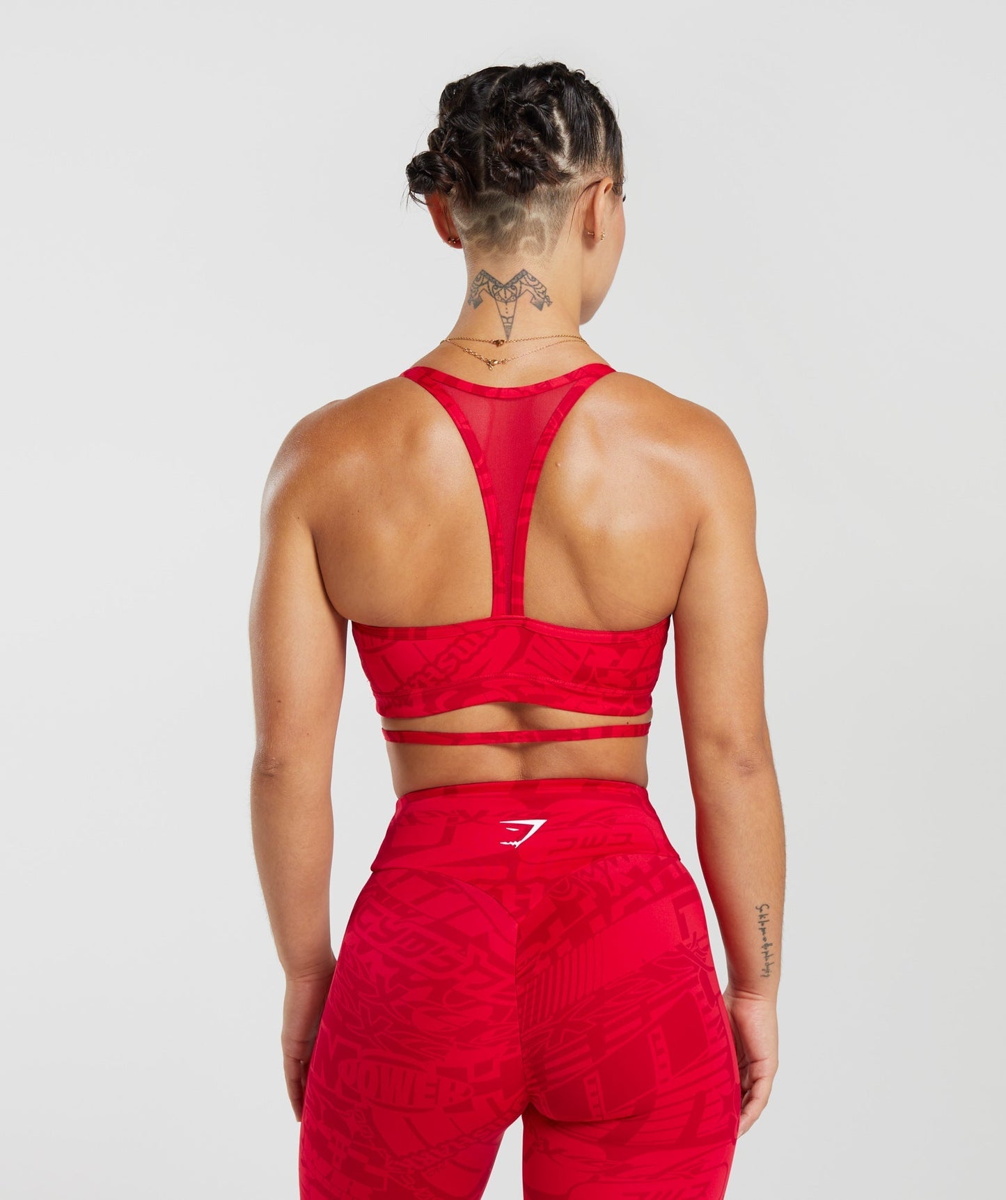 GS Power Strappy Sports Bra - Zesty Red