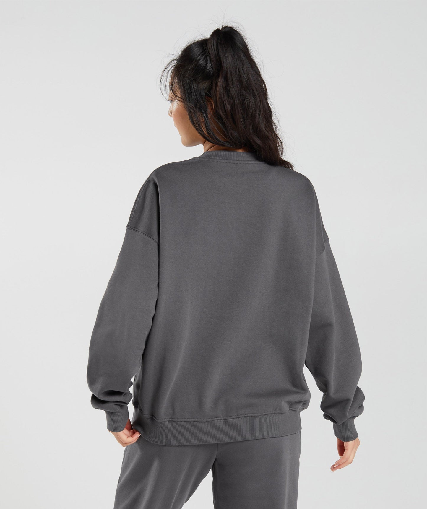 Gymshark Activated Graphic Sweatshirt - Silhouette Grey