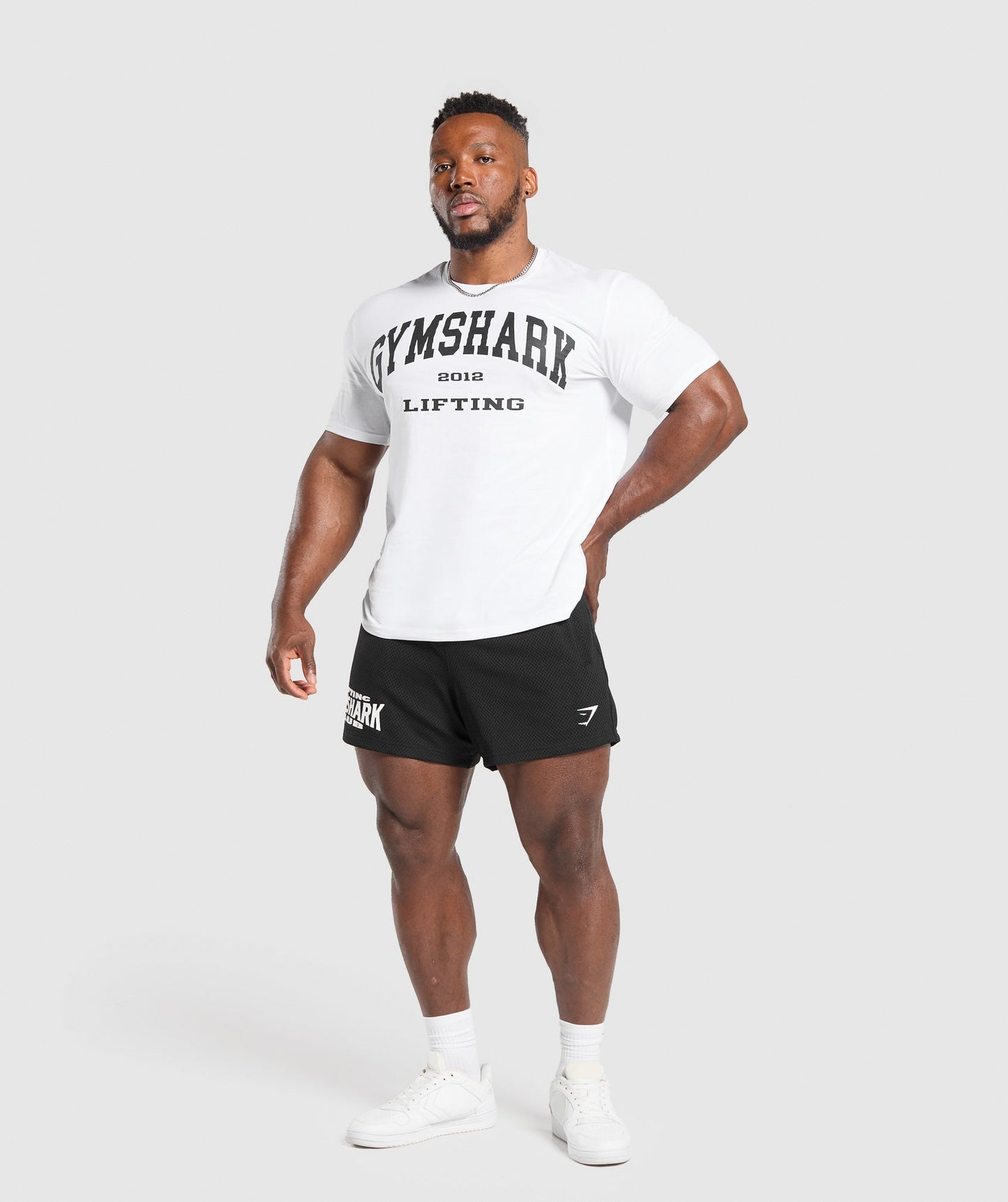 Gymshark 2012 Lifting T-Shirt - White