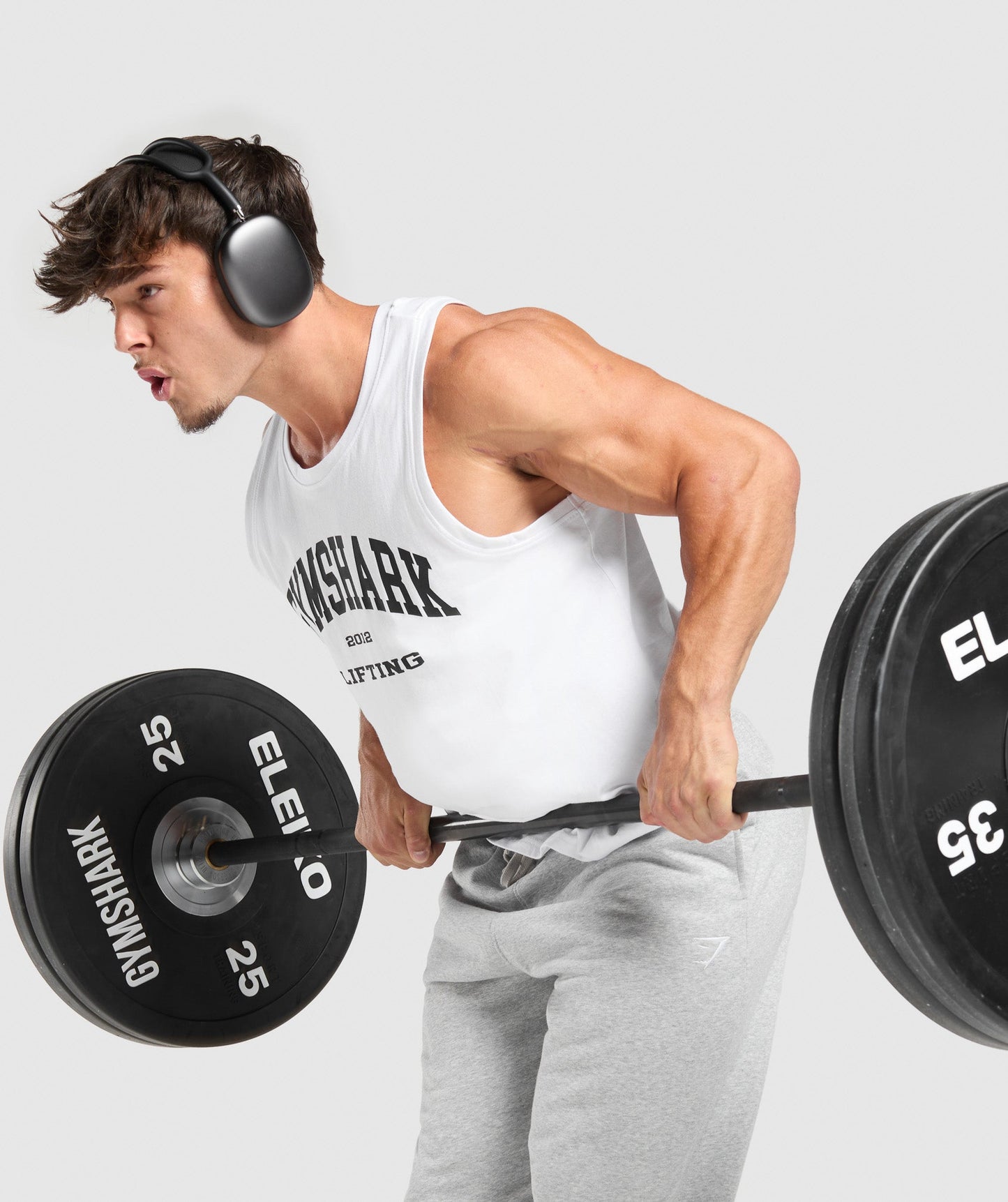 Gymshark 2012 Lifting Tank - White