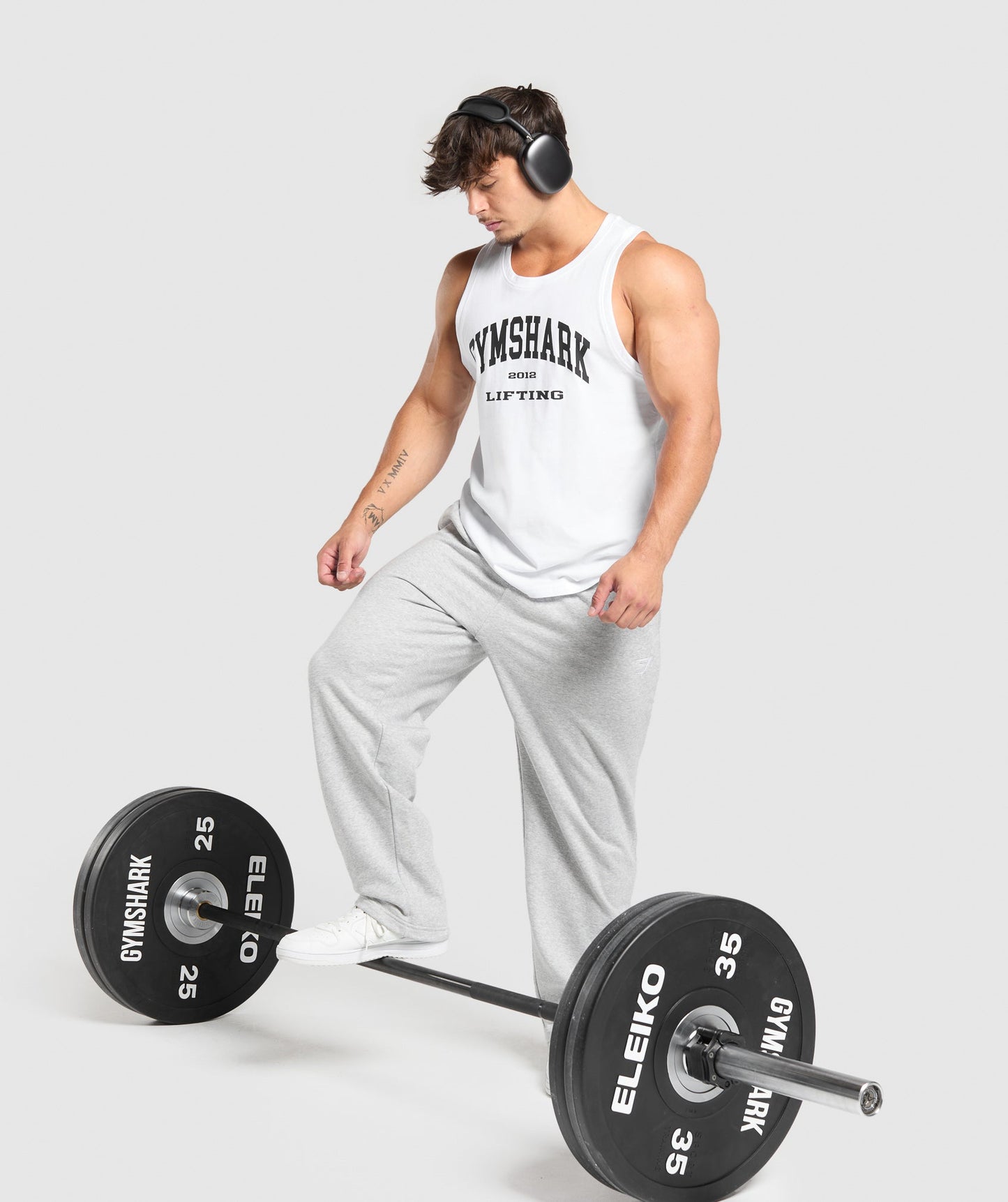 Gymshark 2012 Lifting Tank - White
