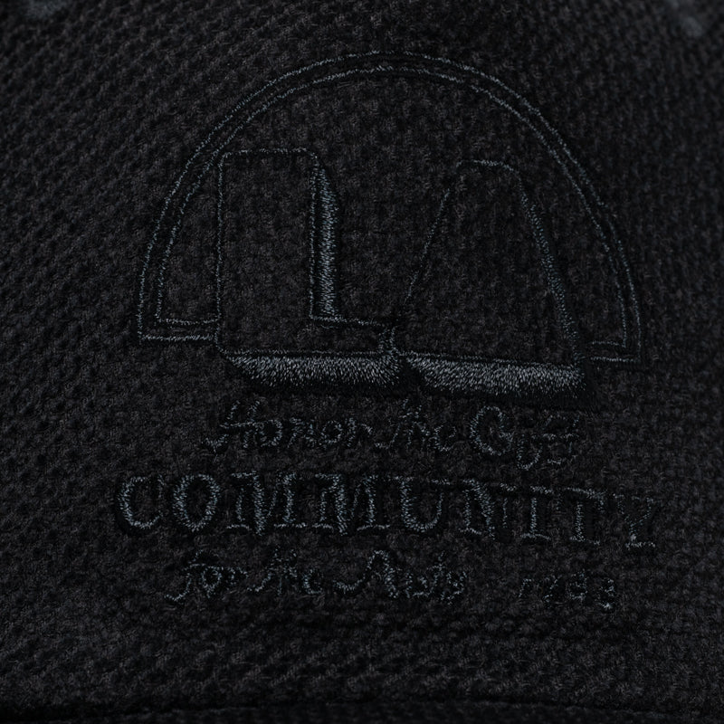 Honor The Gift Eyelet Trucker Cap - Black