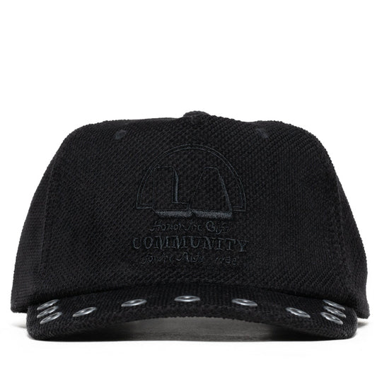 Honor The Gift Eyelet Trucker Cap - Black