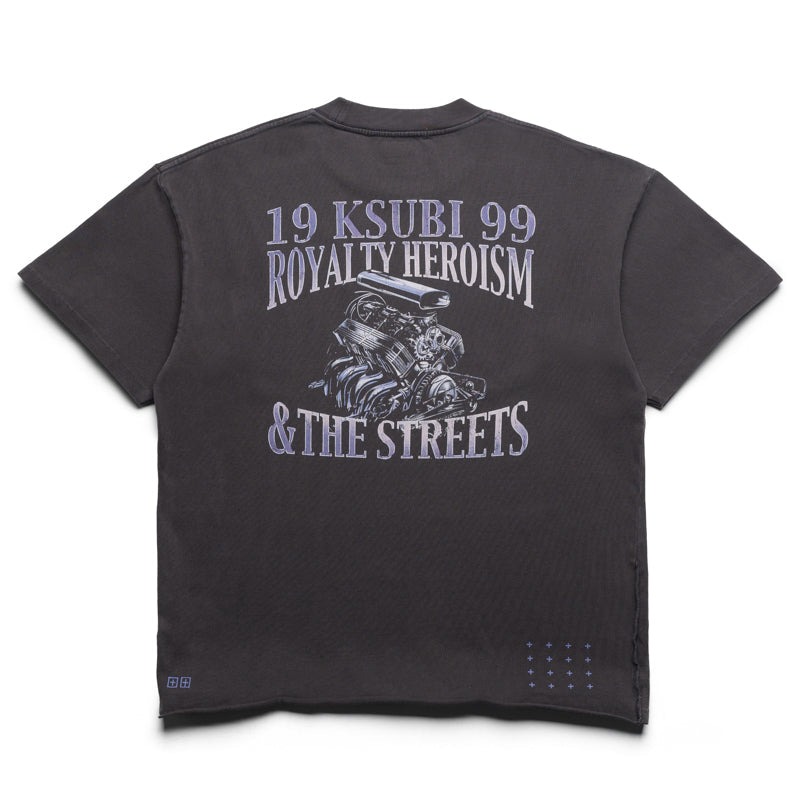 Ksubi Engine Ekcess Tee - Charcoal