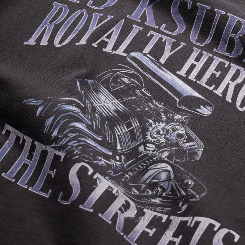 Ksubi Engine Ekcess Tee - Charcoal