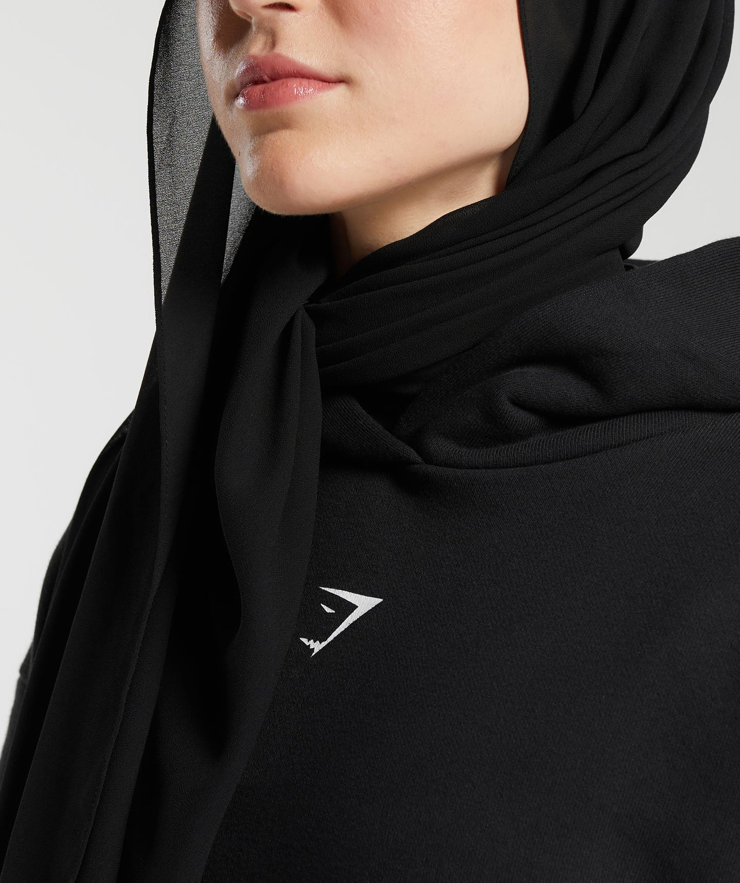 GS X Leana Deeb Oversized Graphic Hoodie - Black