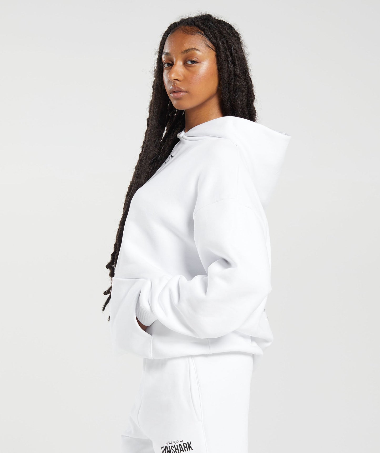 GS x Leana Deeb Oversized Hoodie - White