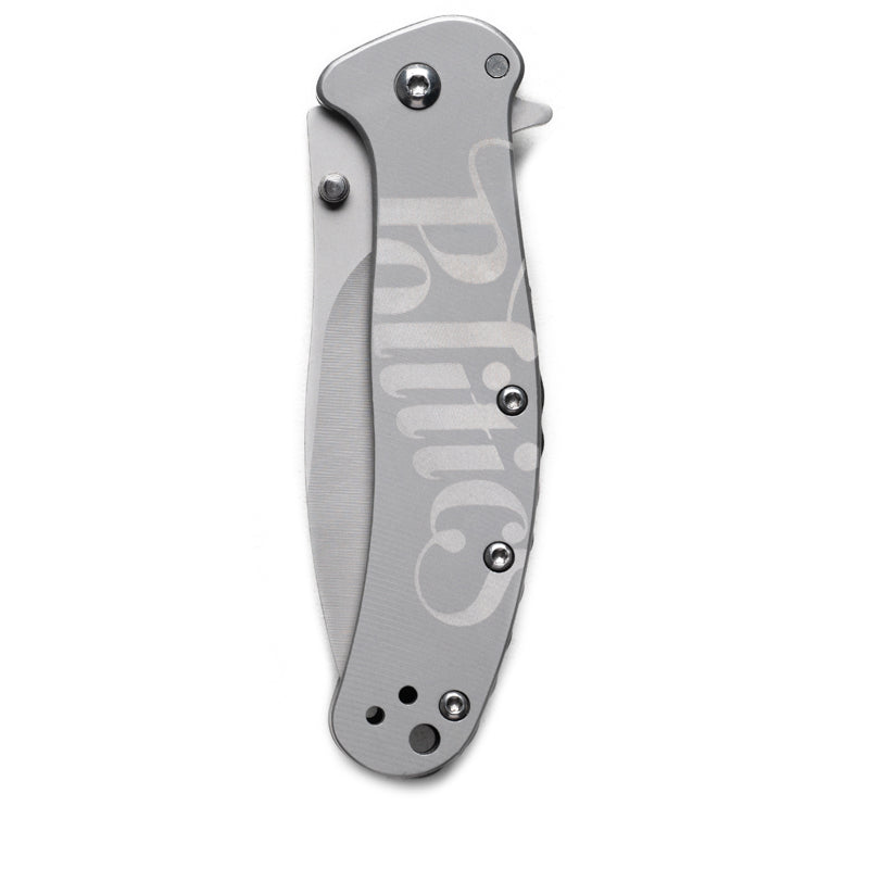 Politics Pocket Knife - Grey