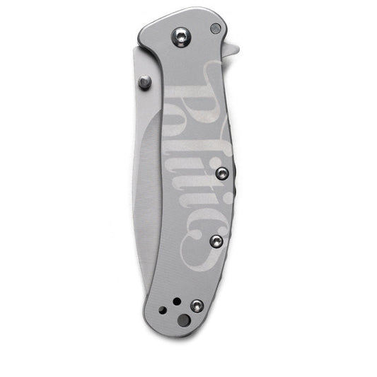 Politics Pocket Knife - Grey