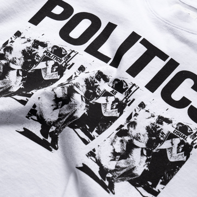 Politics Second Line Tee - White