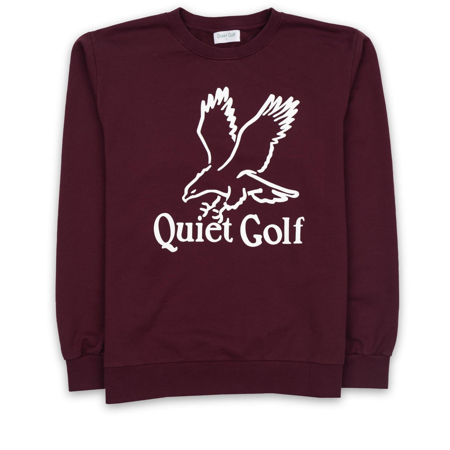 Quiet Golf Cross Creek Crewneck - Burgundy