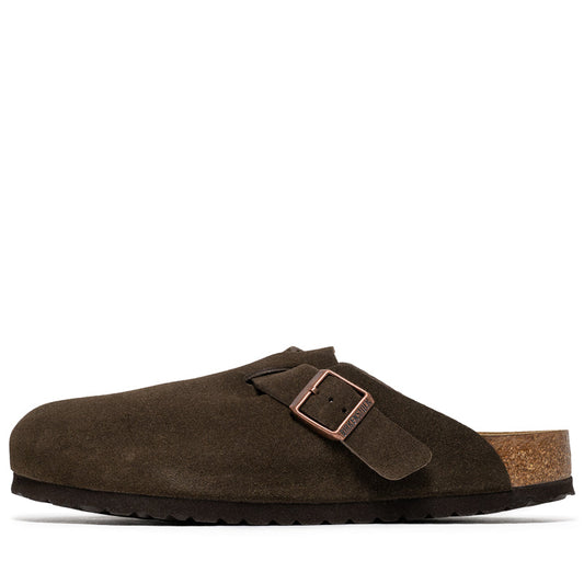 Birkenstock Boston Soft Footbed Suede - Mocha