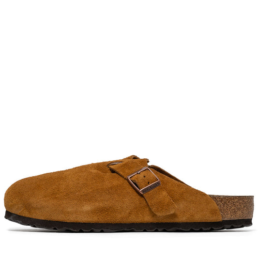Birkenstock Boston Soft Footbed Suede - Mink