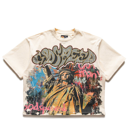 Godspeed New York Vandal Tee - Bone