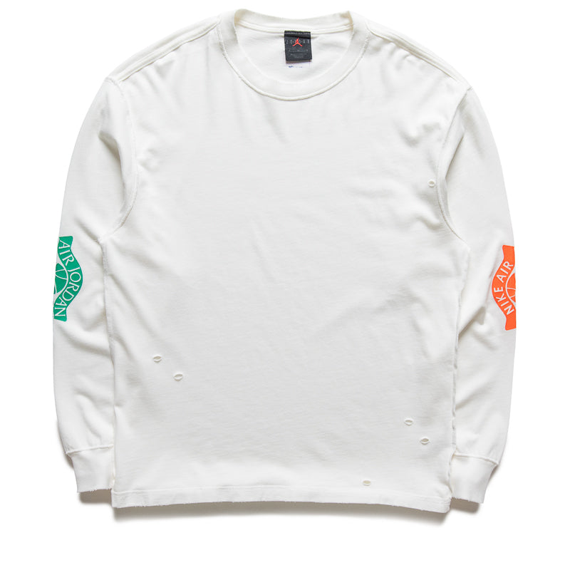 Jordan Rare Air L/S Tee - Sail/Brilliant Orange